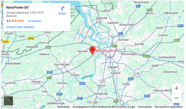 Map of Schaarbeekstraat 23B, Beveren